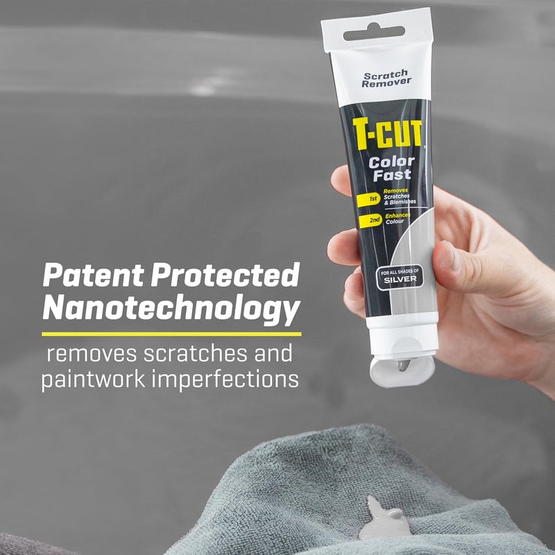 T-Cut Color Fast Silver Car Wax Polish Scratch Remover Color Enhancer, 5.3 Oz - Image 3